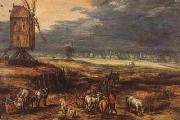 Landscape with Windmills (mk08) BRUEGHEL, Jan the Elder